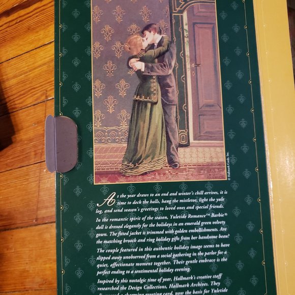 Yuletide Romance Barbie 1996 Hallmark Exclusive Special Edition 3rd in Series - Picture 4 of 6